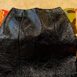 NWT H&M mini pu leather skirt